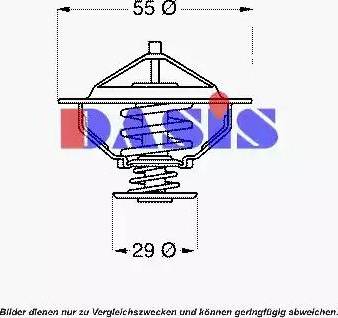 AKS Dasis 751961N - Termostats, Dzesēšanas šķidrums ps1.lv