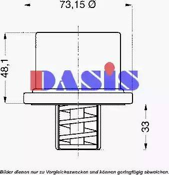 AKS Dasis 751986N - Termostats, Dzesēšanas šķidrums ps1.lv