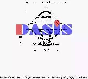 AKS Dasis 751896N - Termostats, Dzesēšanas šķidrums ps1.lv