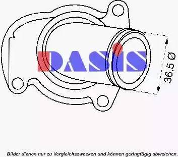 AKS Dasis 751843N - Termostats, Dzesēšanas šķidrums ps1.lv