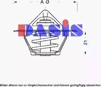 AKS Dasis 751815N - Termostats, Dzesēšanas šķidrums ps1.lv