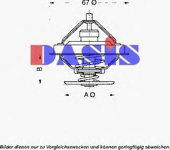 AKS Dasis 751885N - Termostats, Dzesēšanas šķidrums ps1.lv