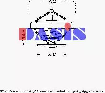 AKS Dasis 751875N - Termostats, Dzesēšanas šķidrums ps1.lv