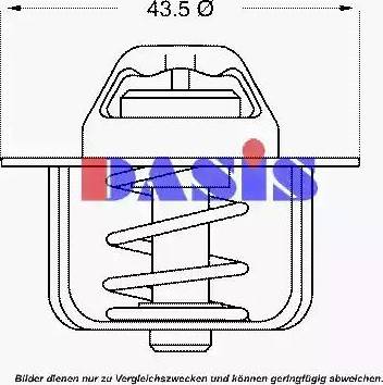 AKS Dasis 751786N - Termostats, Dzesēšanas šķidrums ps1.lv