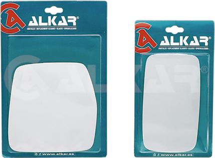 Alkar 9501064 - Spoguļstikls, Ārējais atpakaļskata spogulis ps1.lv