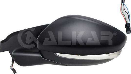 Alkar 6125066 - Ārējais atpakaļskata spogulis ps1.lv