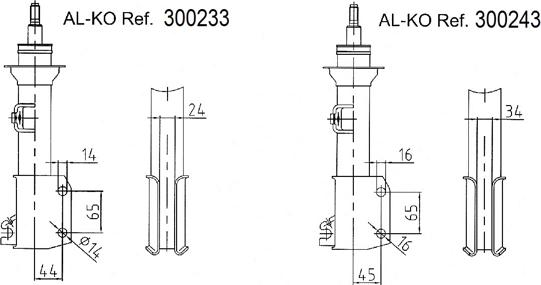 AL-KO 300243 - Amortizators ps1.lv