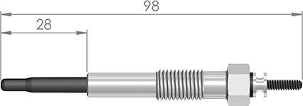 A-N PARTS 096 475 - Kvēlsvece ps1.lv