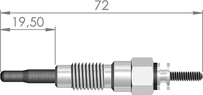 A-N PARTS 067 114 - Kvēlsvece ps1.lv