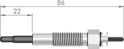 A-N PARTS 030 346 - Kvēlsvece ps1.lv