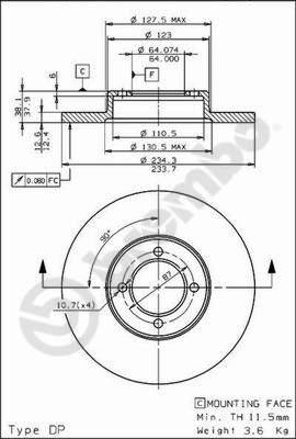 AP 14518 - Bremžu diski ps1.lv