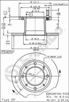 AP 14016 - Bremžu diski ps1.lv