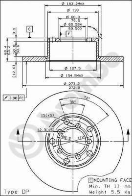 AP 14018 - Bremžu diski ps1.lv