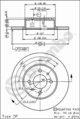 AP 14080 - Bremžu diski ps1.lv