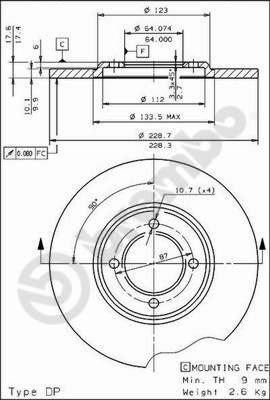 AP 14039 - Bremžu diski ps1.lv