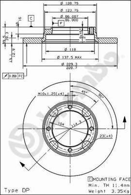 AP 14131 - Bremžu diski ps1.lv