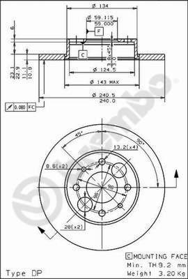 AP 14254 - Bremžu diski ps1.lv