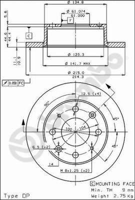 AP 10140 - Bremžu diski ps1.lv