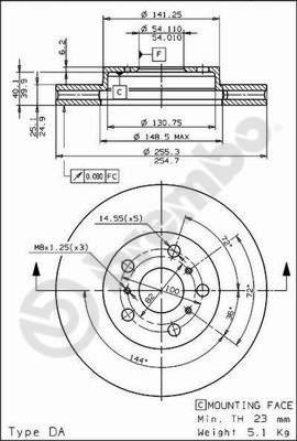 AP 24558 - Bremžu diski ps1.lv