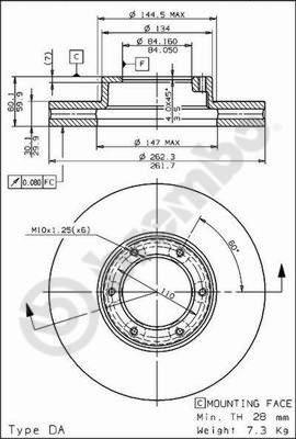 AP 24580 - Bremžu diski ps1.lv