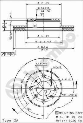 AP 24197 - Bremžu diski ps1.lv