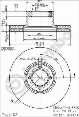 AP 24188 - Bremžu diski ps1.lv