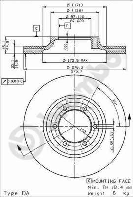 AP 24393 - Bremžu diski ps1.lv