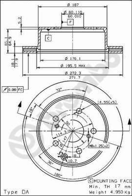 AP 24350 - Bremžu diski ps1.lv