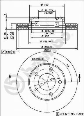 AP 20290 - Bremžu diski ps1.lv