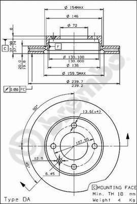 AP 20206 - Bremžu diski ps1.lv