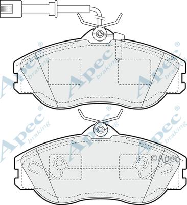 BOSCH 986461115 - Bremžu uzliku kompl., Disku bremzes ps1.lv