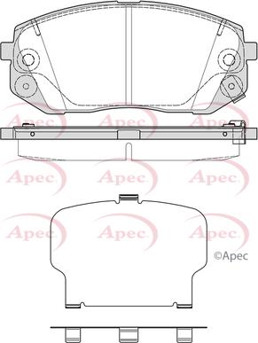 Japanparts JPP-K13 - Bremžu uzliku kompl., Disku bremzes ps1.lv