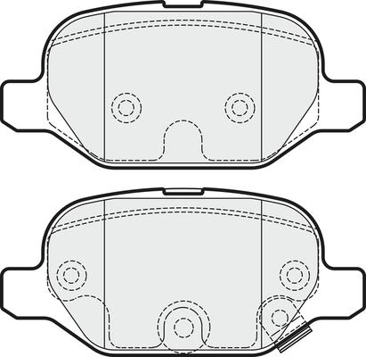 Magneti Marelli PF0689 - Bremžu uzliku kompl., Disku bremzes ps1.lv