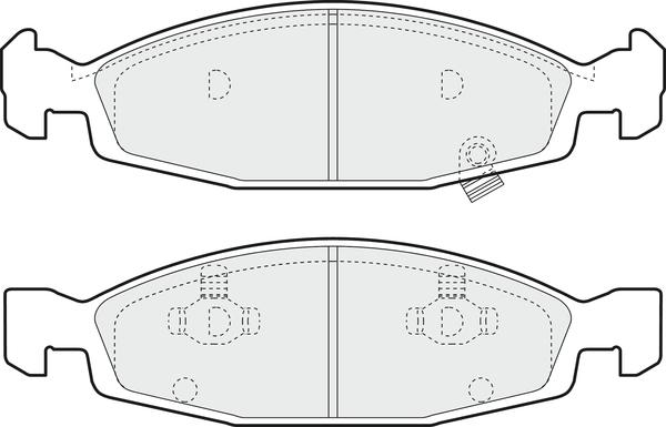 Roulunds Rubber 820483 - Bremžu uzliku kompl., Disku bremzes ps1.lv