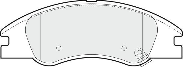 Triscan 1100-0986TB2892 - Bremžu uzliku kompl., Disku bremzes ps1.lv