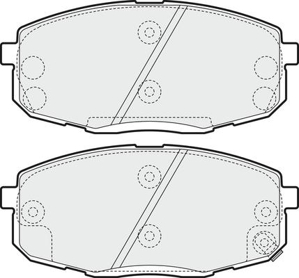 DJ Parts BP2156 - Bremžu uzliku kompl., Disku bremzes ps1.lv