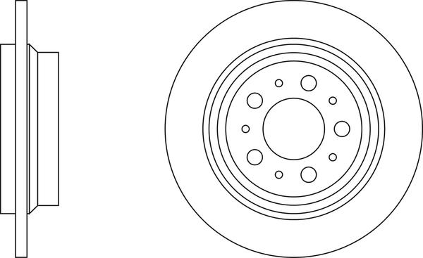 KNECHT KT5263 - Bremžu diski ps1.lv