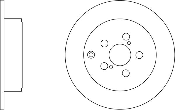 BOSCH 986479423 - Bremžu diski ps1.lv