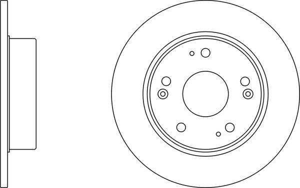 BOSCH 0 986 479 450 - Bremžu diski ps1.lv