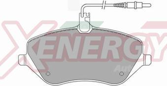 AP XENERGY X40934 - Bremžu uzliku kompl., Disku bremzes ps1.lv