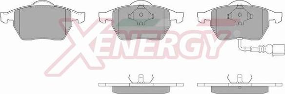 AP XENERGY X40490 - Bremžu uzliku kompl., Disku bremzes ps1.lv