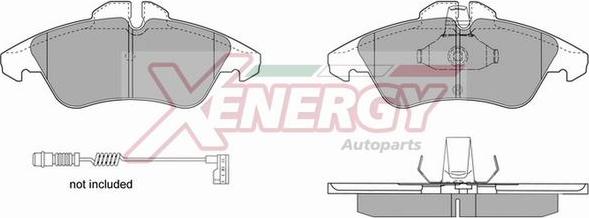 AP XENERGY X40625 - Bremžu uzliku kompl., Disku bremzes ps1.lv