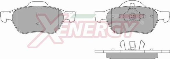 AP XENERGY X40815 - Bremžu uzliku kompl., Disku bremzes ps1.lv