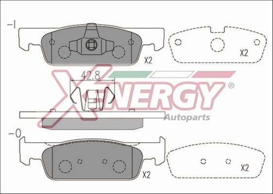 AP XENERGY X41169 - Bremžu uzliku kompl., Disku bremzes ps1.lv