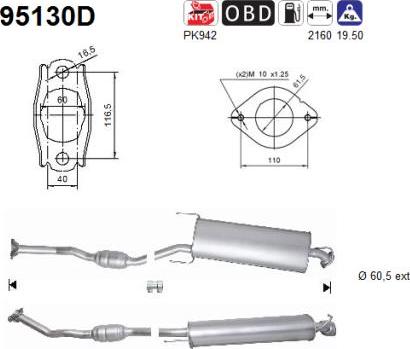 AS 95130D - Katalizators ps1.lv