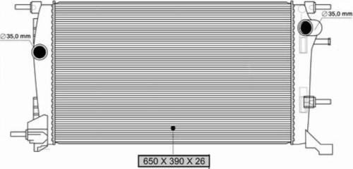 ASAM 34915 - Radiators, Motora dzesēšanas sistēma ps1.lv