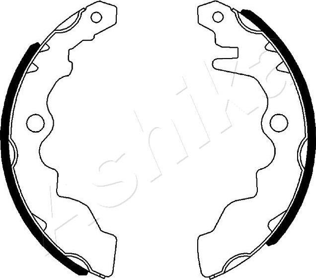 Ashika 55-00-025 - Bremžu loku komplekts ps1.lv