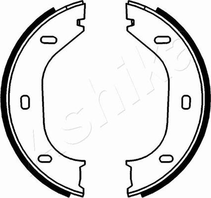 Ashika 55-00-0233 - Bremžu loku kompl., Stāvbremze ps1.lv