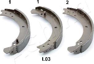 Ashika 55-0L-L03 - Bremžu loku komplekts ps1.lv