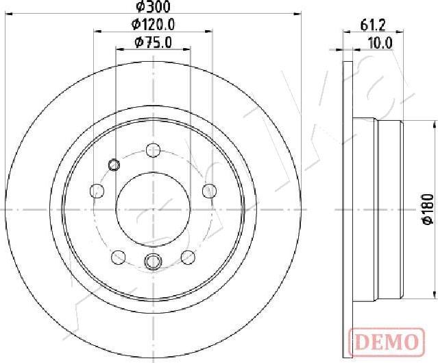 Japanparts DP-0119 - Bremžu diski ps1.lv